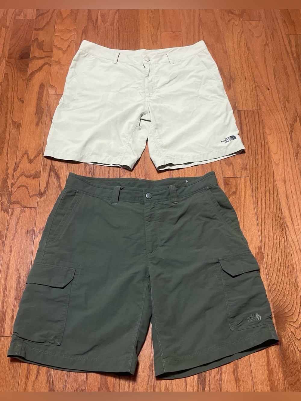 The North Face Shorts Men’s Hiking Size 34 Green Nylon Outdoor Nylon Bundle